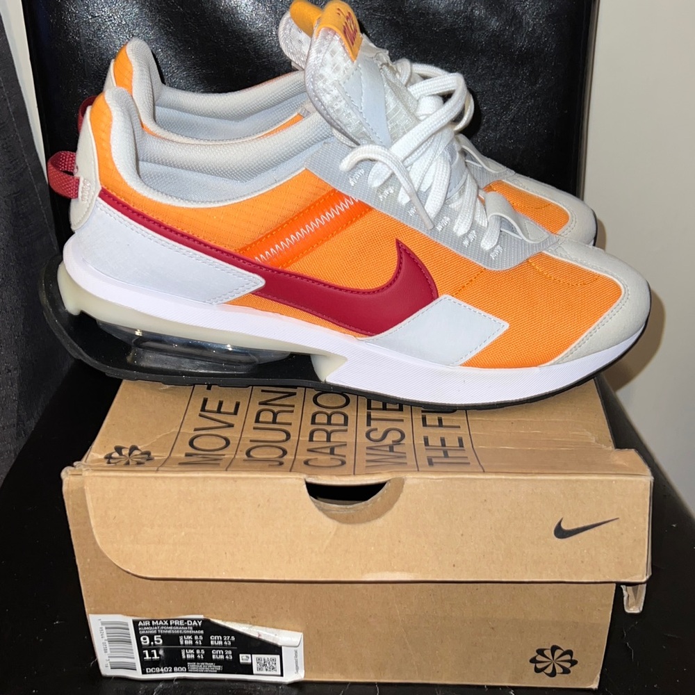Nike Air Max Pre-Day in red and orange - Picture 3 of 6